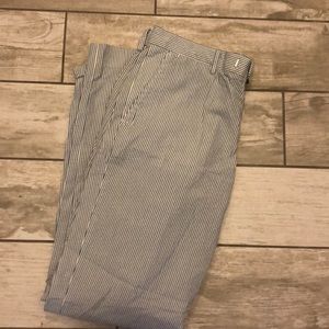 JCrew seersucker blue men’s pants